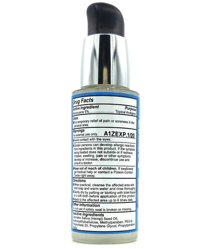 Butt Eze Desensitizing Lubricant W/hemp Seed Oil - 2 Oz