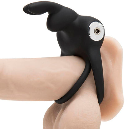 Happy Rabbit Stimulating Usb Rechargeable Cock Ring Black (out April)