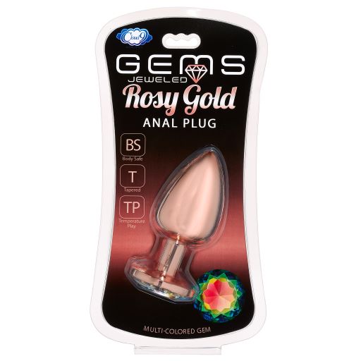 Gems Rosy Gold Anal Plug
