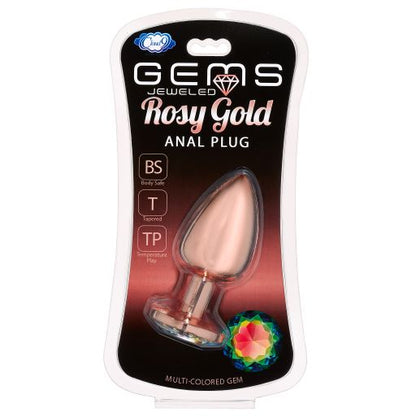 Gems Rosy Gold Anal Plug