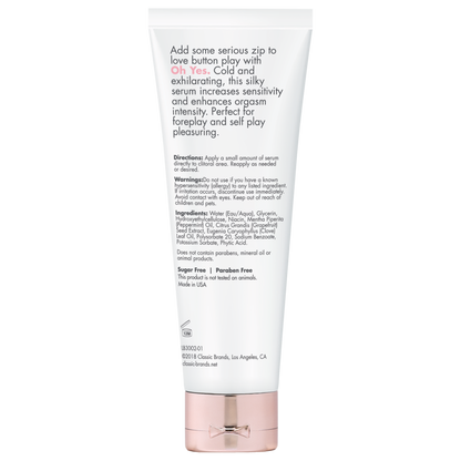 Cgc Oh Yes Clitoral Stimulant Cooling 1 Fl Oz