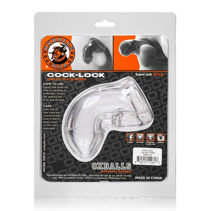 Cock Lock Chastity/packer Sheath Clear