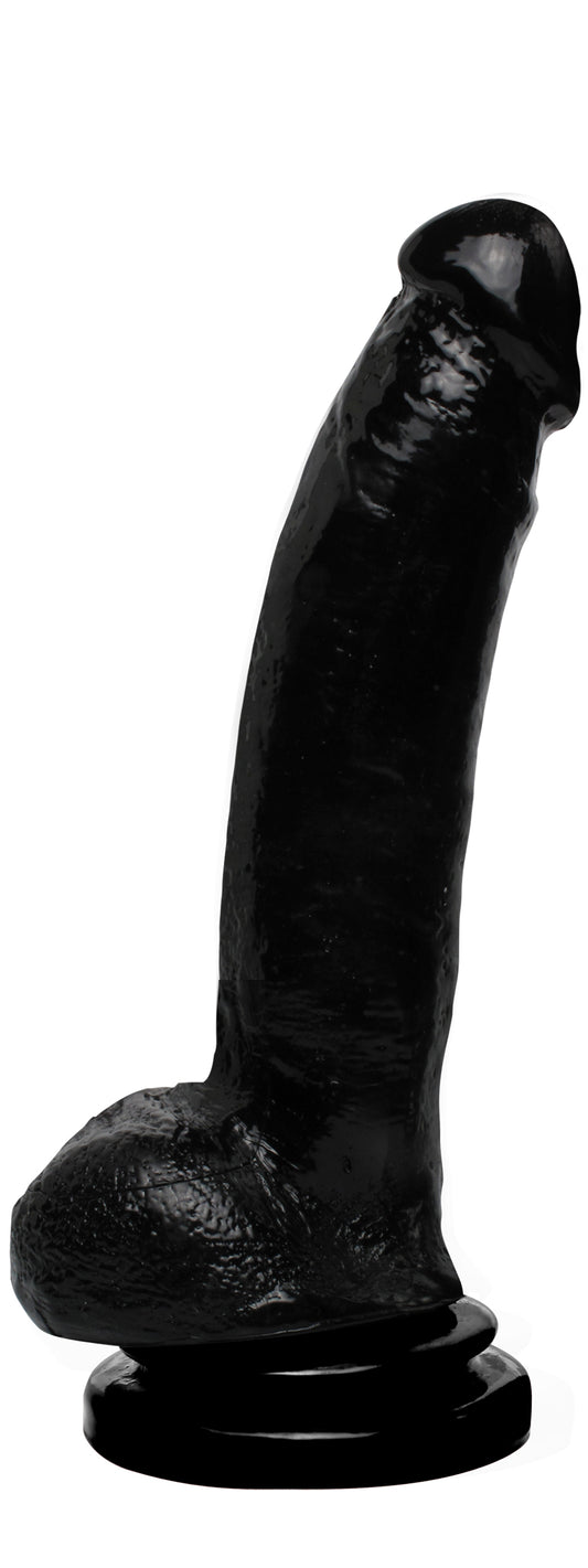Basix Rubber Works 9in Suction Cup Dong