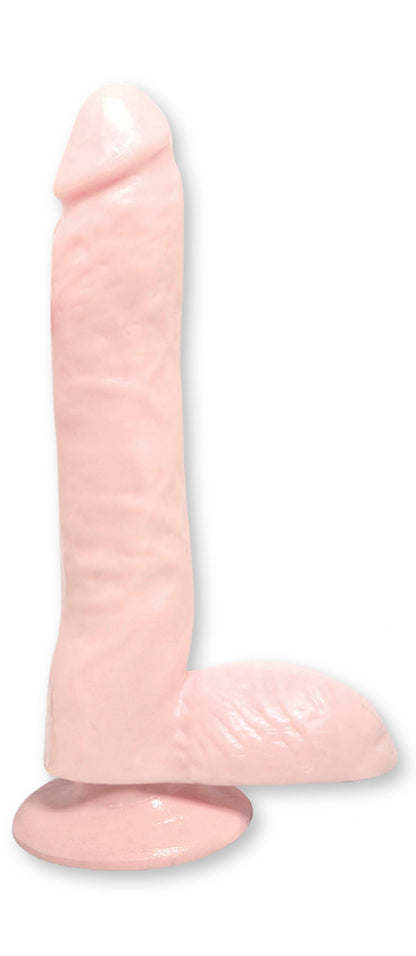 Basix Rubber Works 9in Dong W/suction Cup Flesh