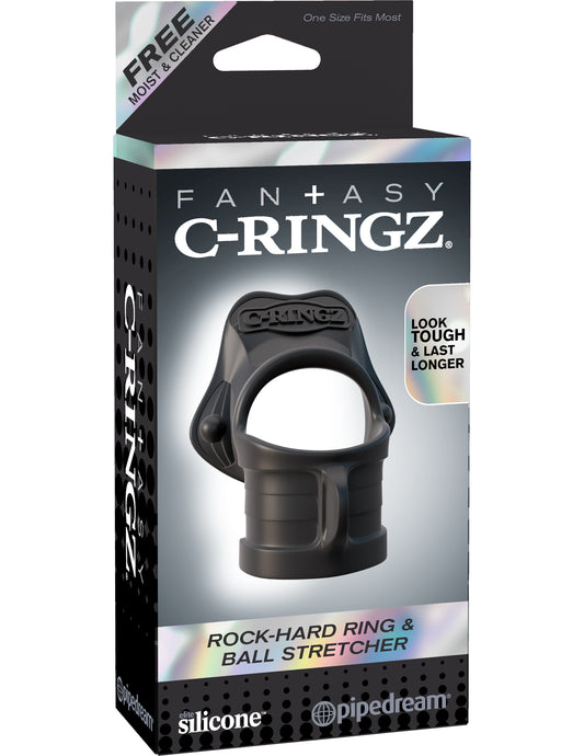 Fantasy C-ringz Rock Hard Ring & Ball Stretcher
