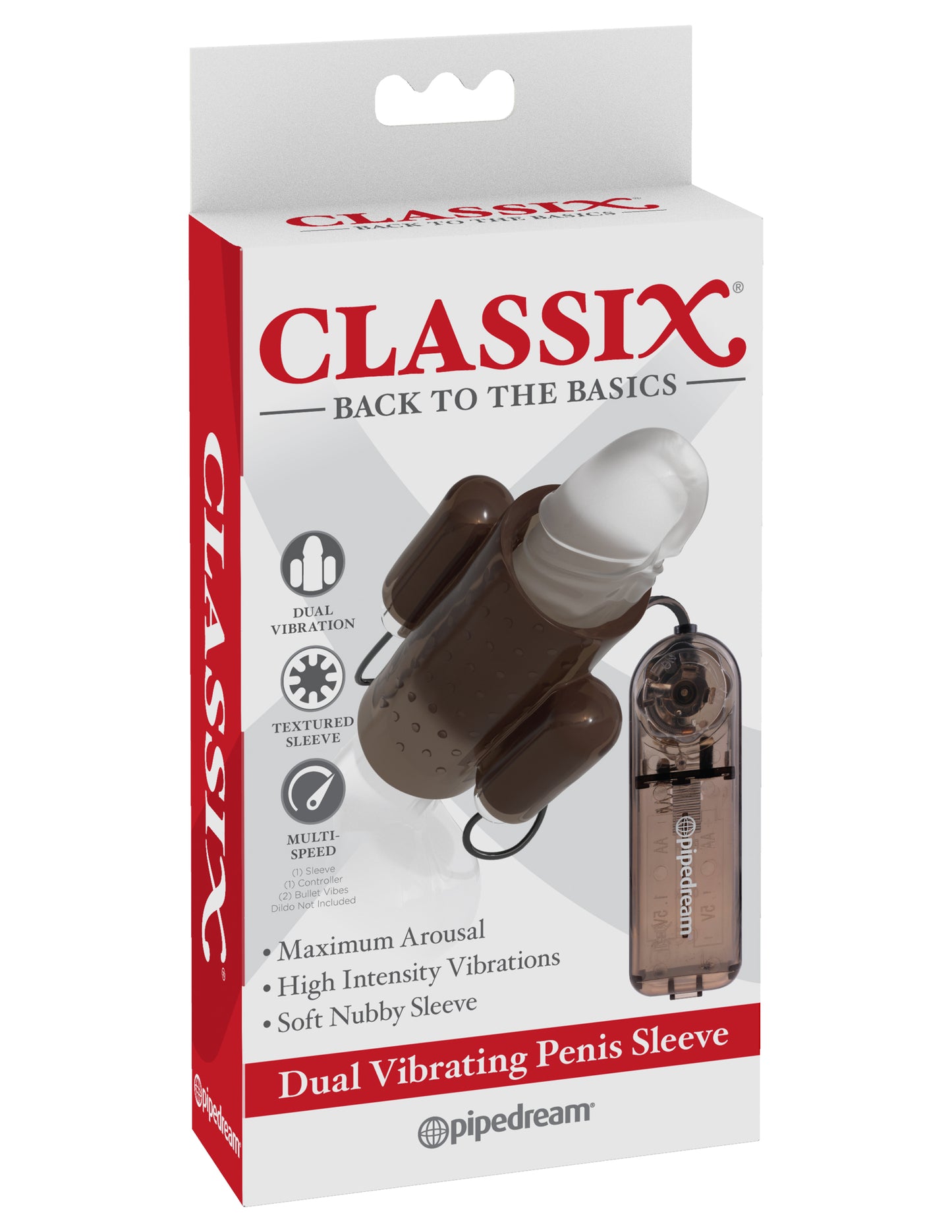 Classix Dual Vibrating Penis Sleeve