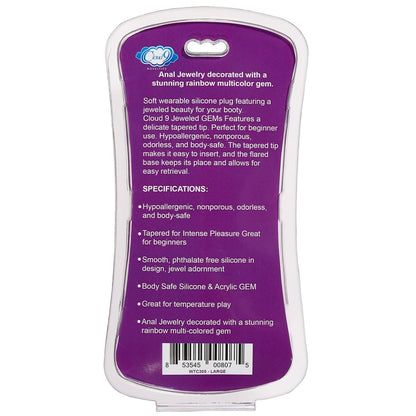 Cloud 9 Gems Anal Plug Large