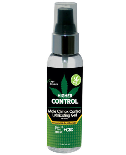 Higher Control Climax Control Gel For Men W/hemp Seed Oil - 2 Oz