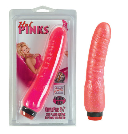 Hot Pinks Curved Penis In