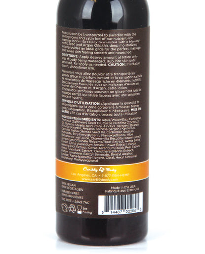 Earthly Body Hemp Seed Massage Lotion - 2 Oz Isle Of You