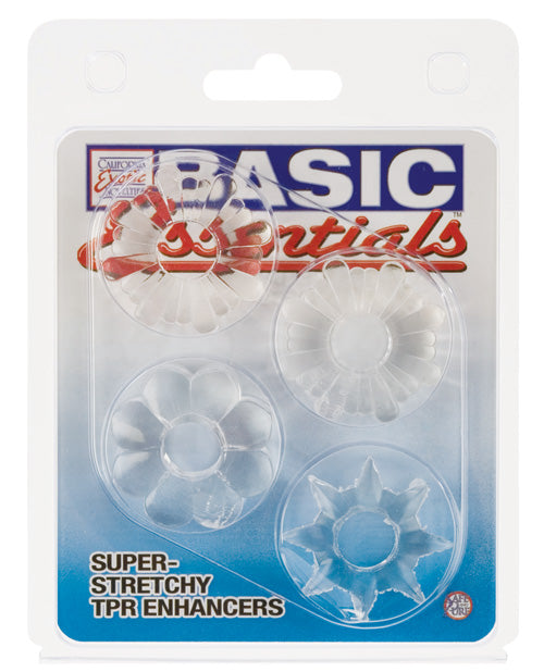 Basic Essentials Rings - Smoke Set Of 4