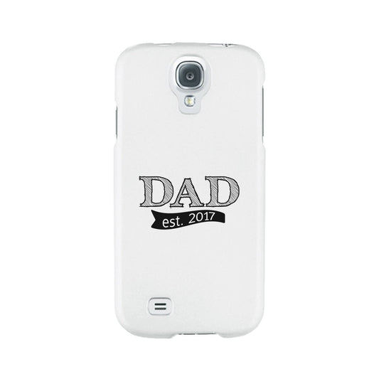 Dad Est 2017 White iPhone 5 Case