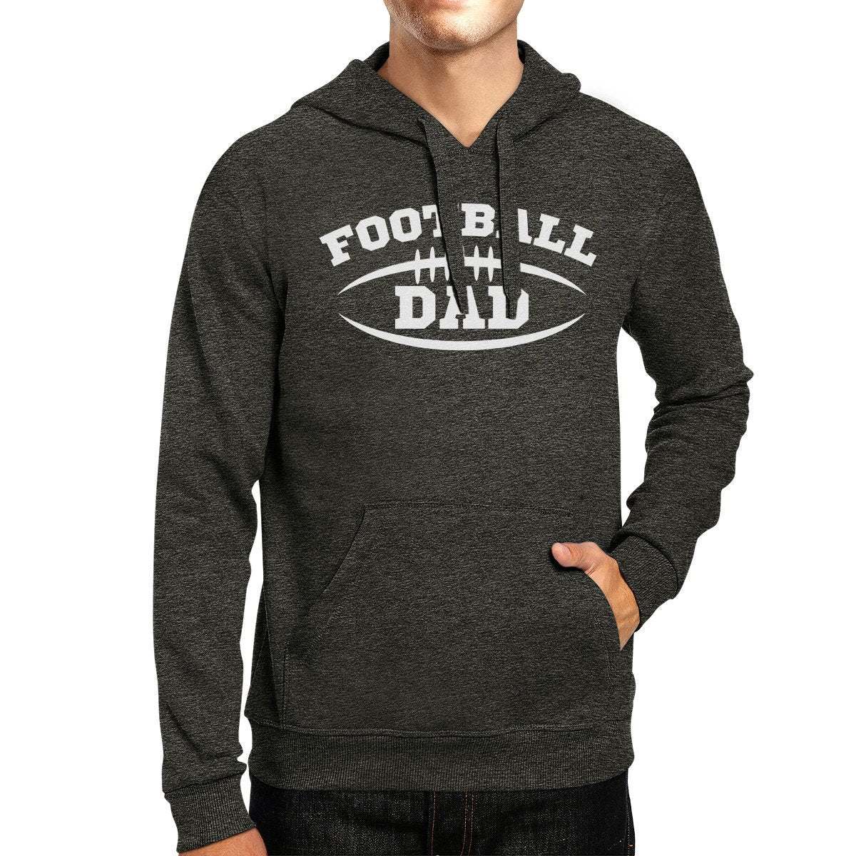 Football Dad Hoodie Unisex Graphic Design Hoodie For Football Fan