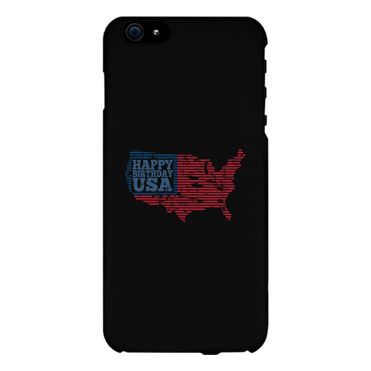Happy Birthday Usa Black Phone Case