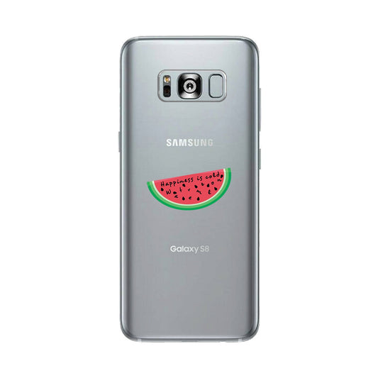 Happiness Is Cold Watermelon Clear Phone Case