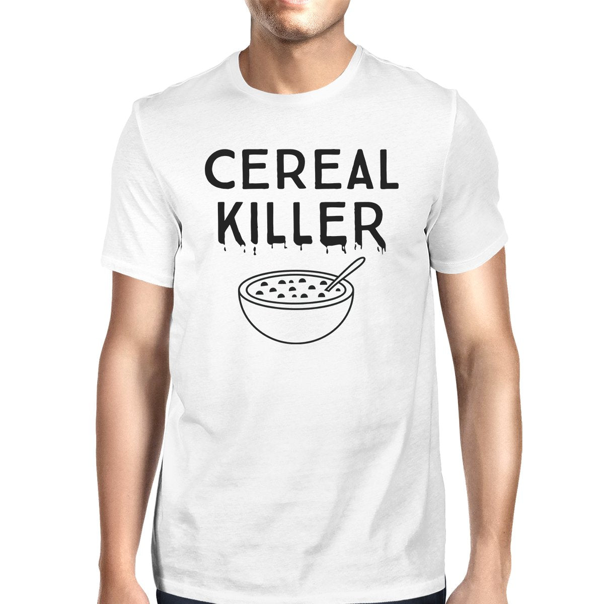 Cereal Killer Mens White Shirt