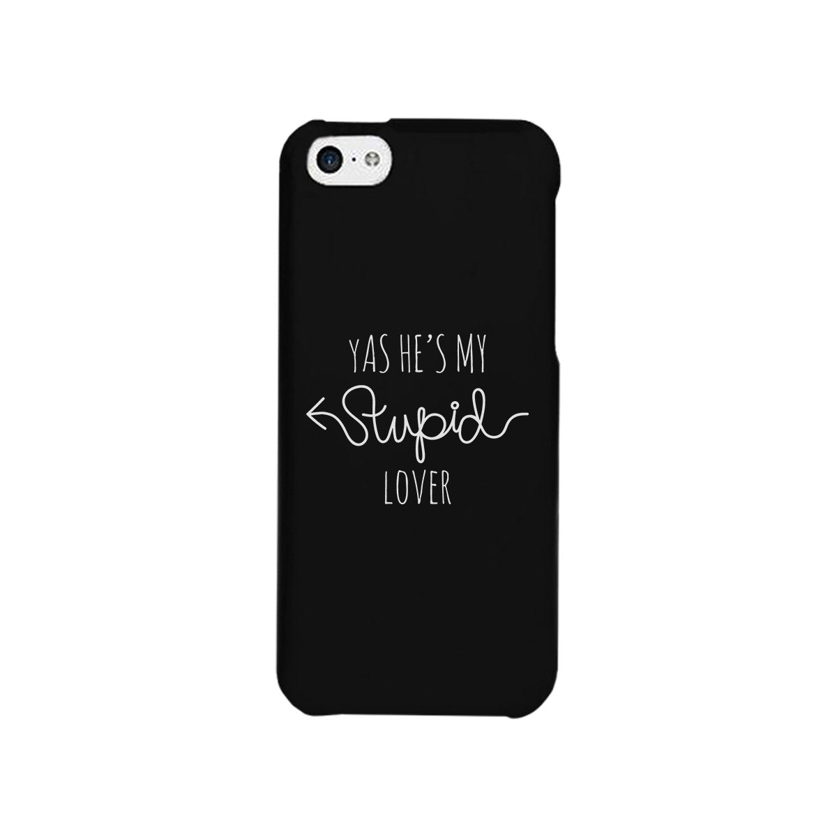 He's My Stupid Lover-Right Black Phone Case