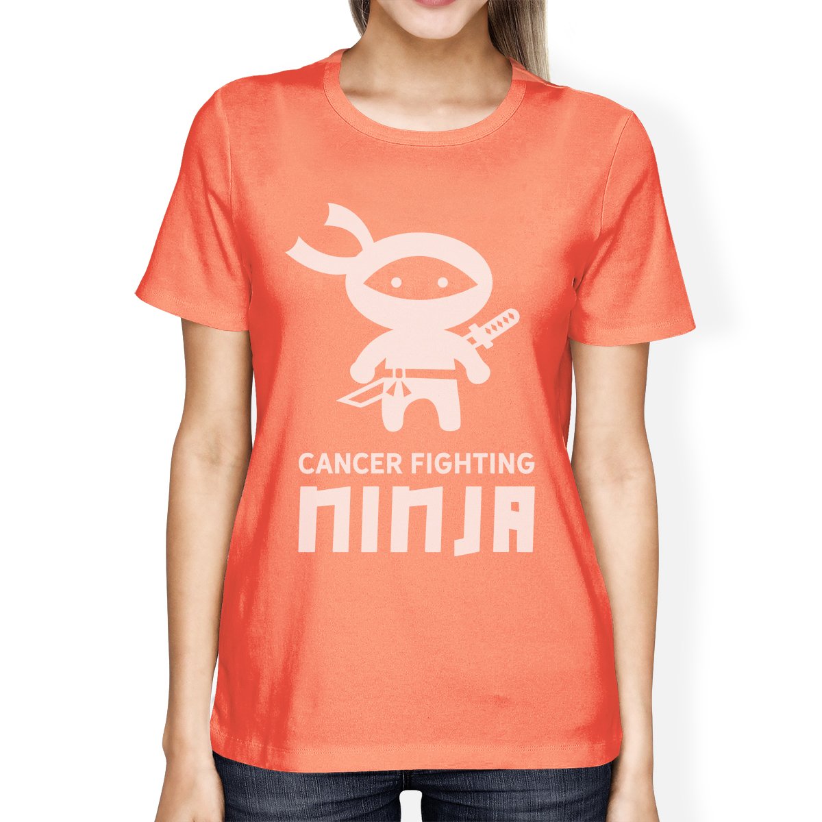Cancer Fighting Ninja Womens Shirt