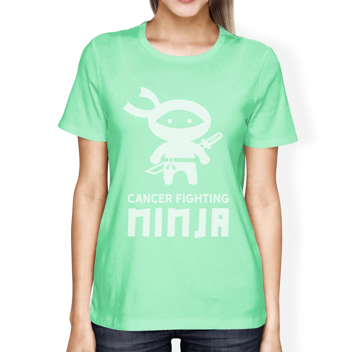Cancer Fighting Ninja Womens Shirt