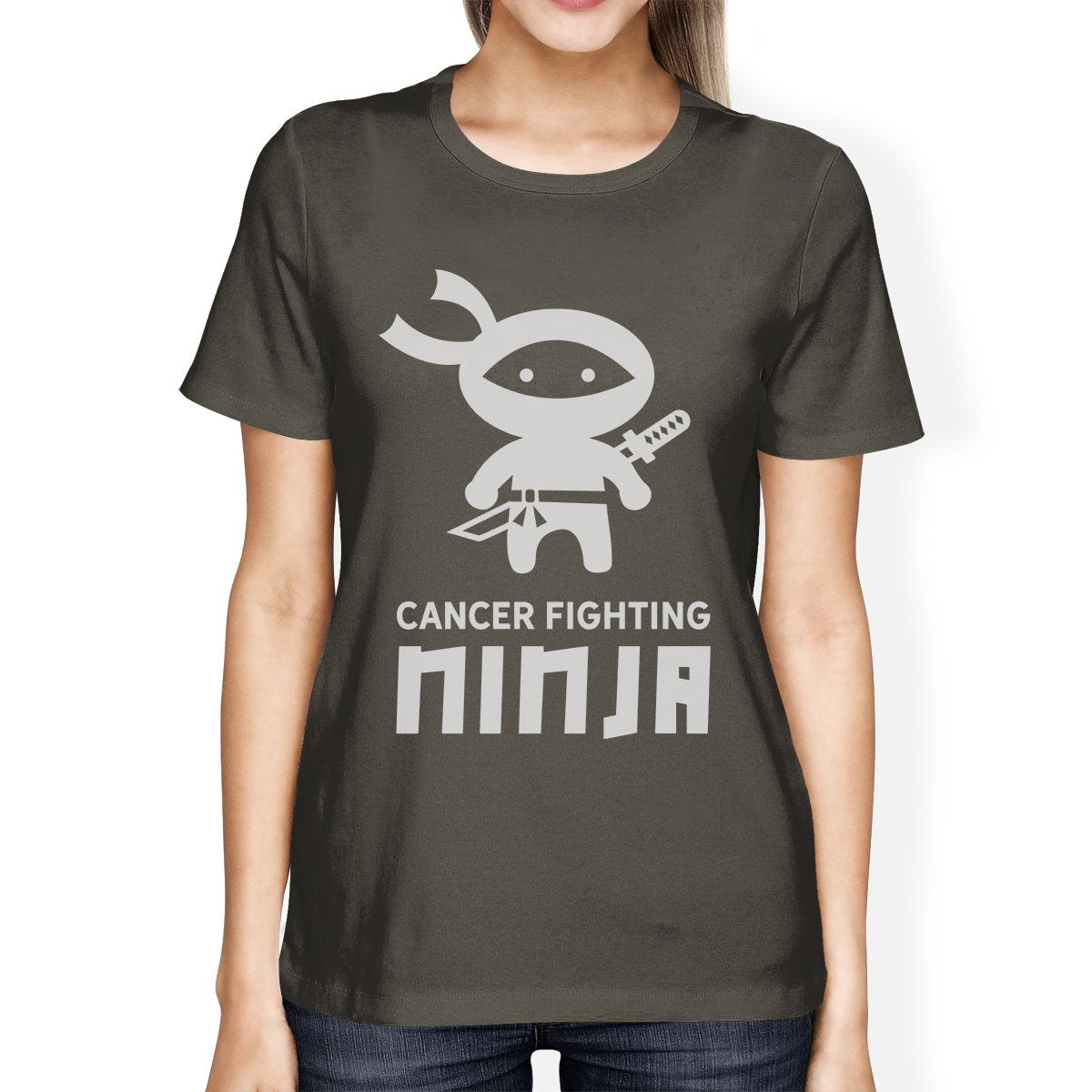Cancer Fighting Ninja Womens Shirt