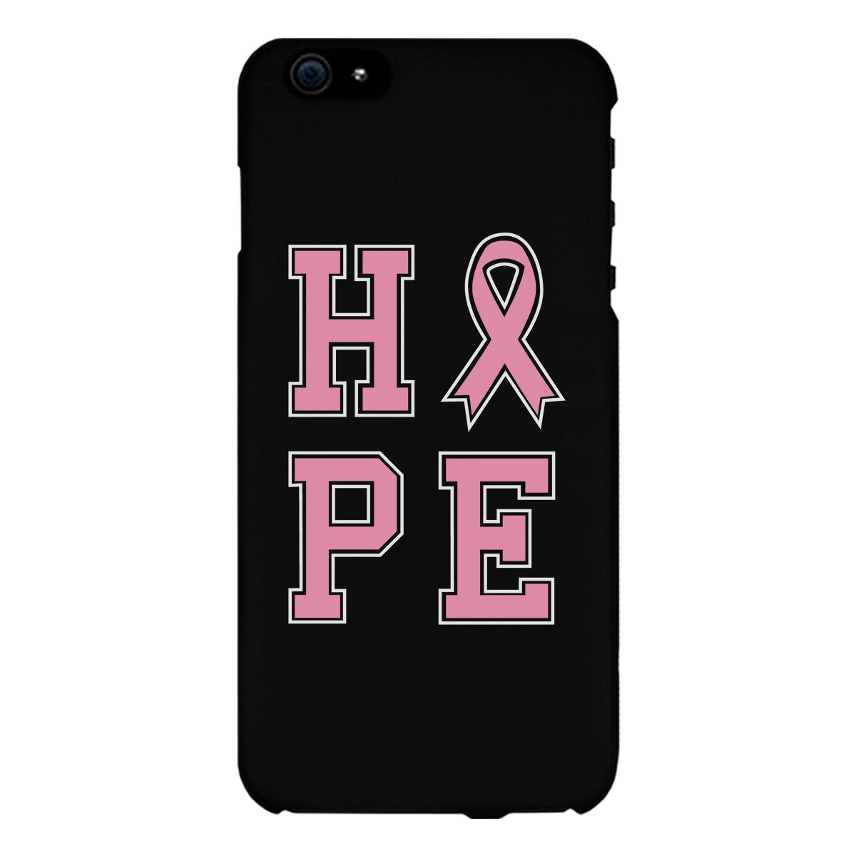 Hope Ribbon Black Phone Case