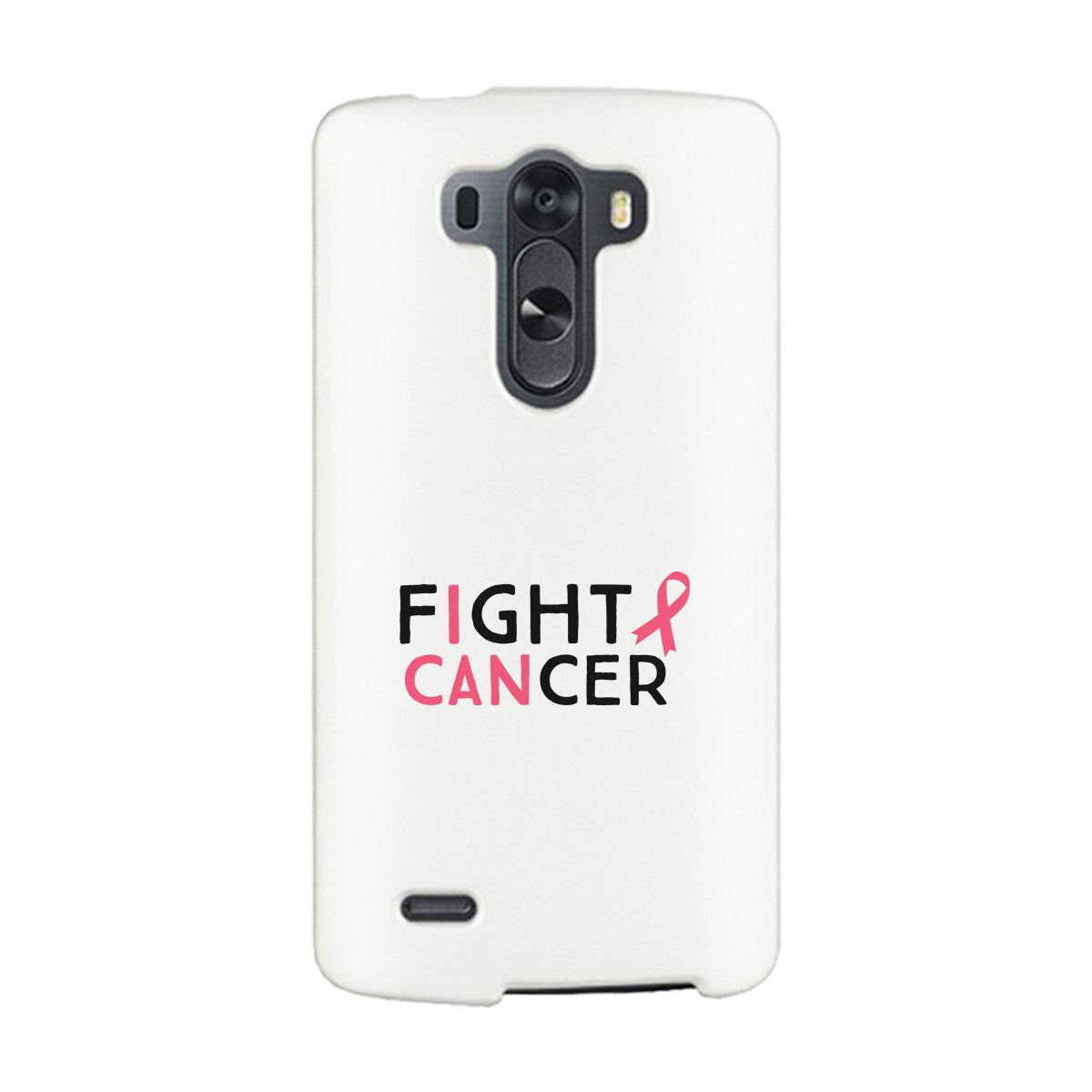 Fight Cancer I Can White Phone Case