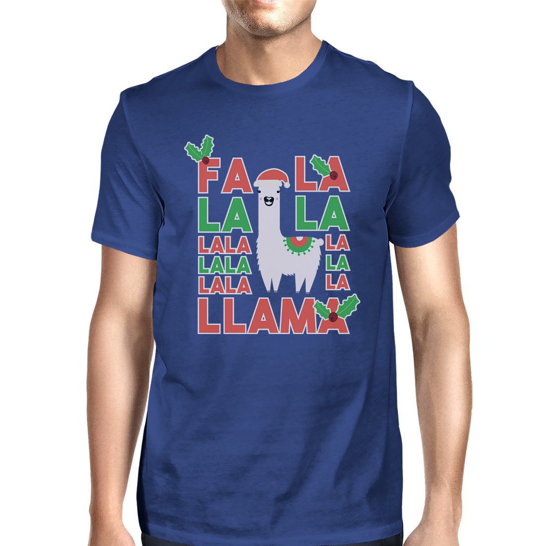 Falala Llama Mens Cute Graphic Design T-Shirt Best Present For Him