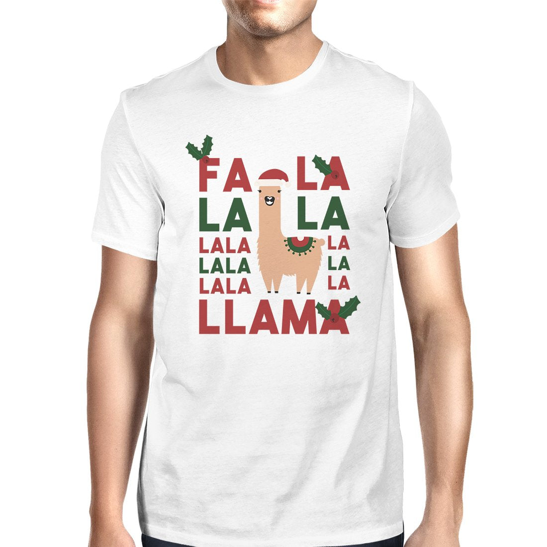 Falala Llama Mens Cute Graphic Design T-Shirt Best Present For Him