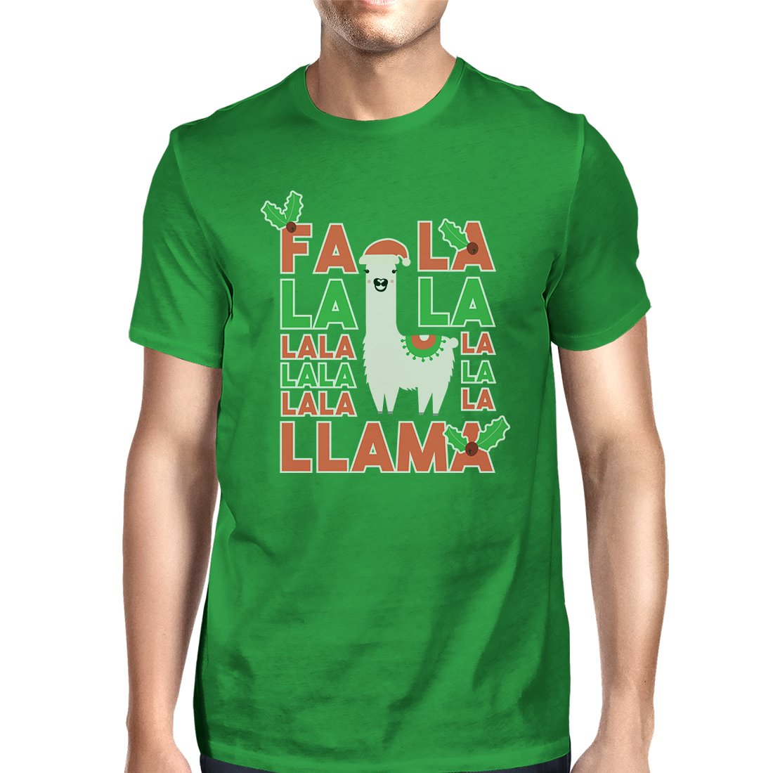 Falala Llama Mens Cute Graphic Design T-Shirt Best Present For Him