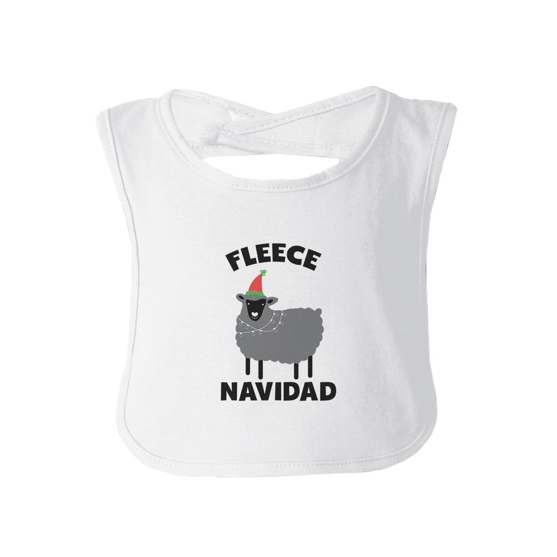 Fleece Navidad Infant Gift Baby Teething Bib Cute Christmas Gift