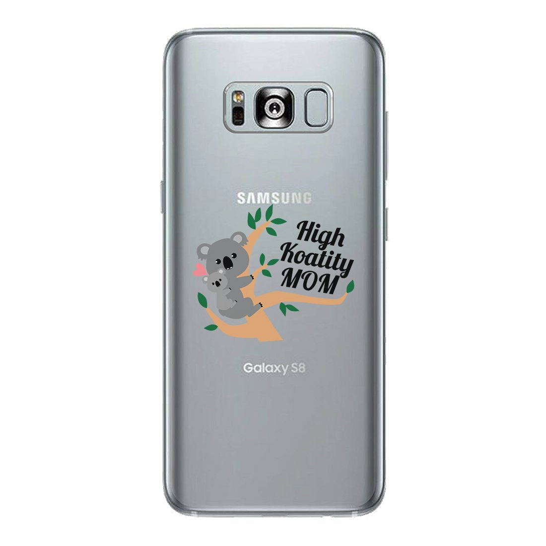 High Koality Mom Clear Case Unique Mom Gifts Transparent Phone Case