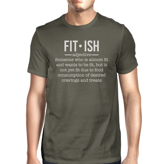 Fit-ish Mens Funny Workout Shirt Gift For Workout Lovers T-Shirt