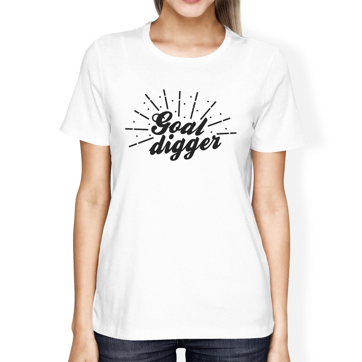 Goal Digger Womens Funny Workout Shirt T-Shirt Workout Lover Gifts