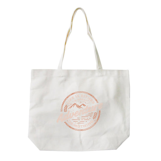 Adventure Or Nothing Canvas Shoulder Bag