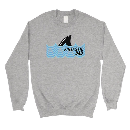 Fintastic Dad Mens/Unisex Fleece Sweatshirt