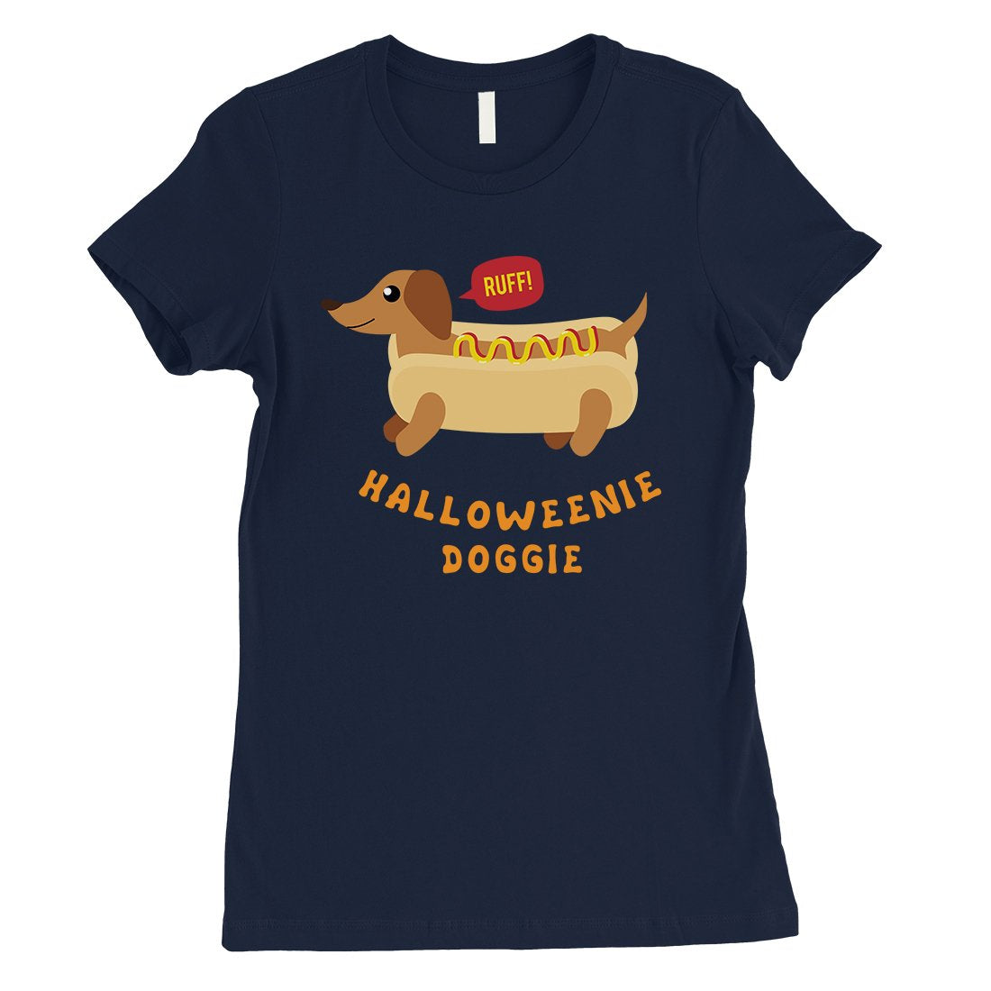 Halloweenie Doggie Womens T-Shirt
