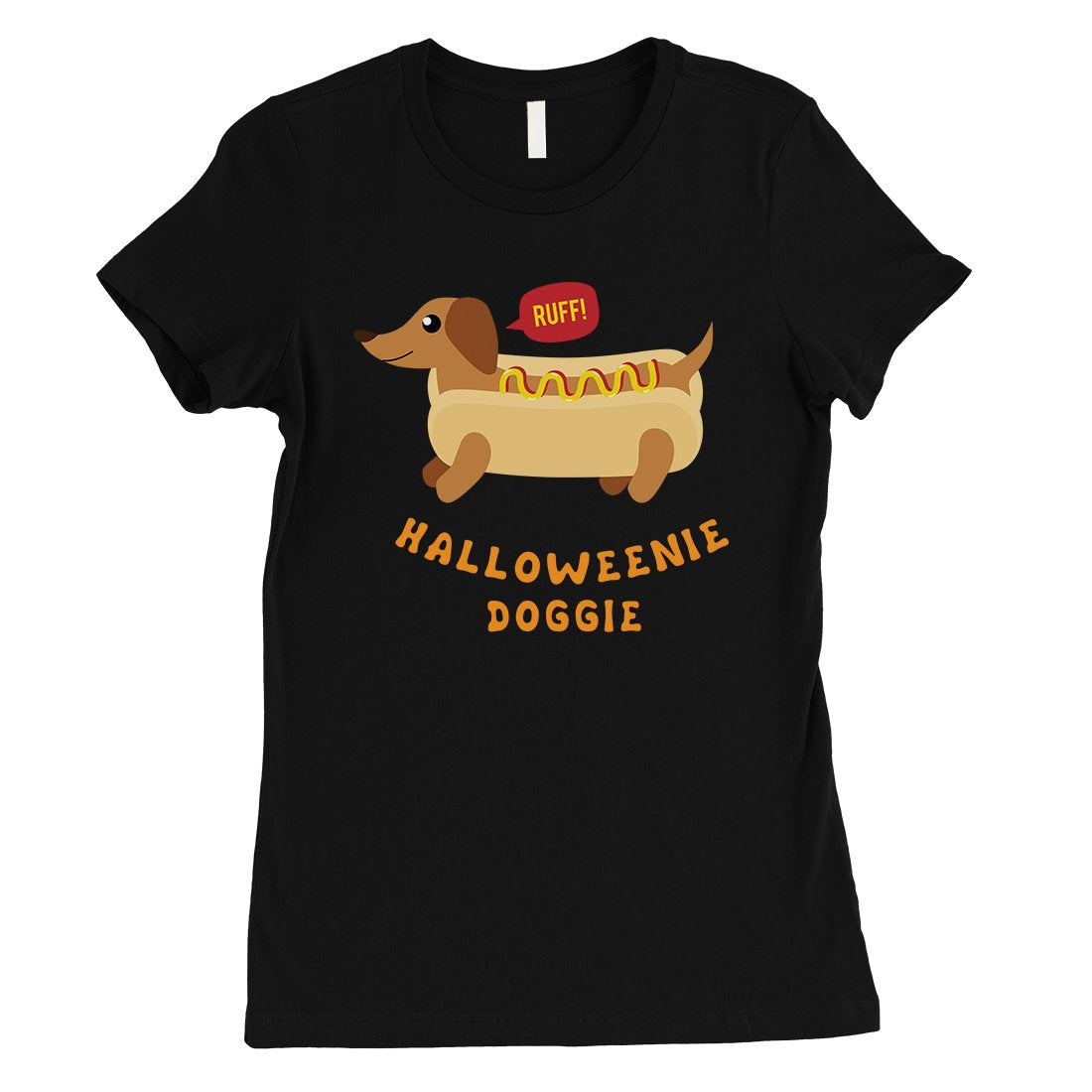 Halloweenie Doggie Womens T-Shirt