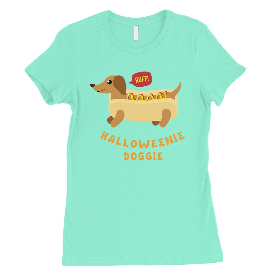 Halloweenie Doggie Womens T-Shirt