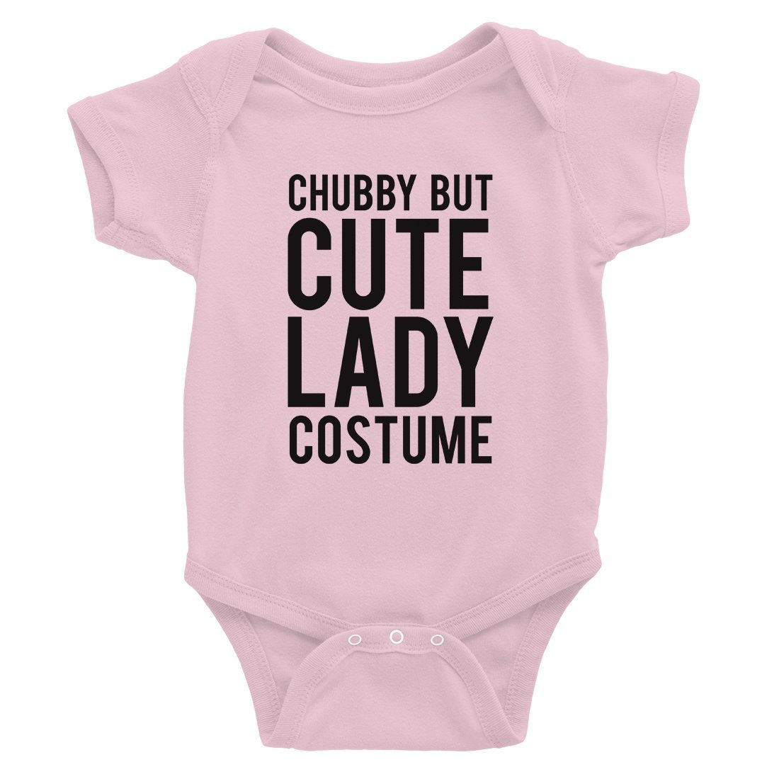 Chubby But Cute Lady Costume Baby Bodysuit Gift