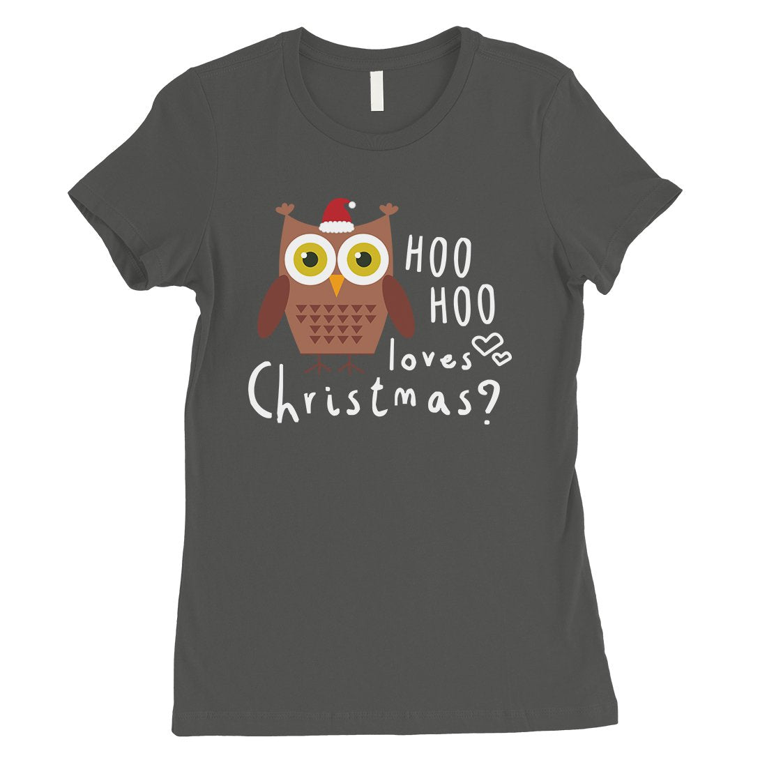 Hoo Christmas Owl Womens T-Shirt