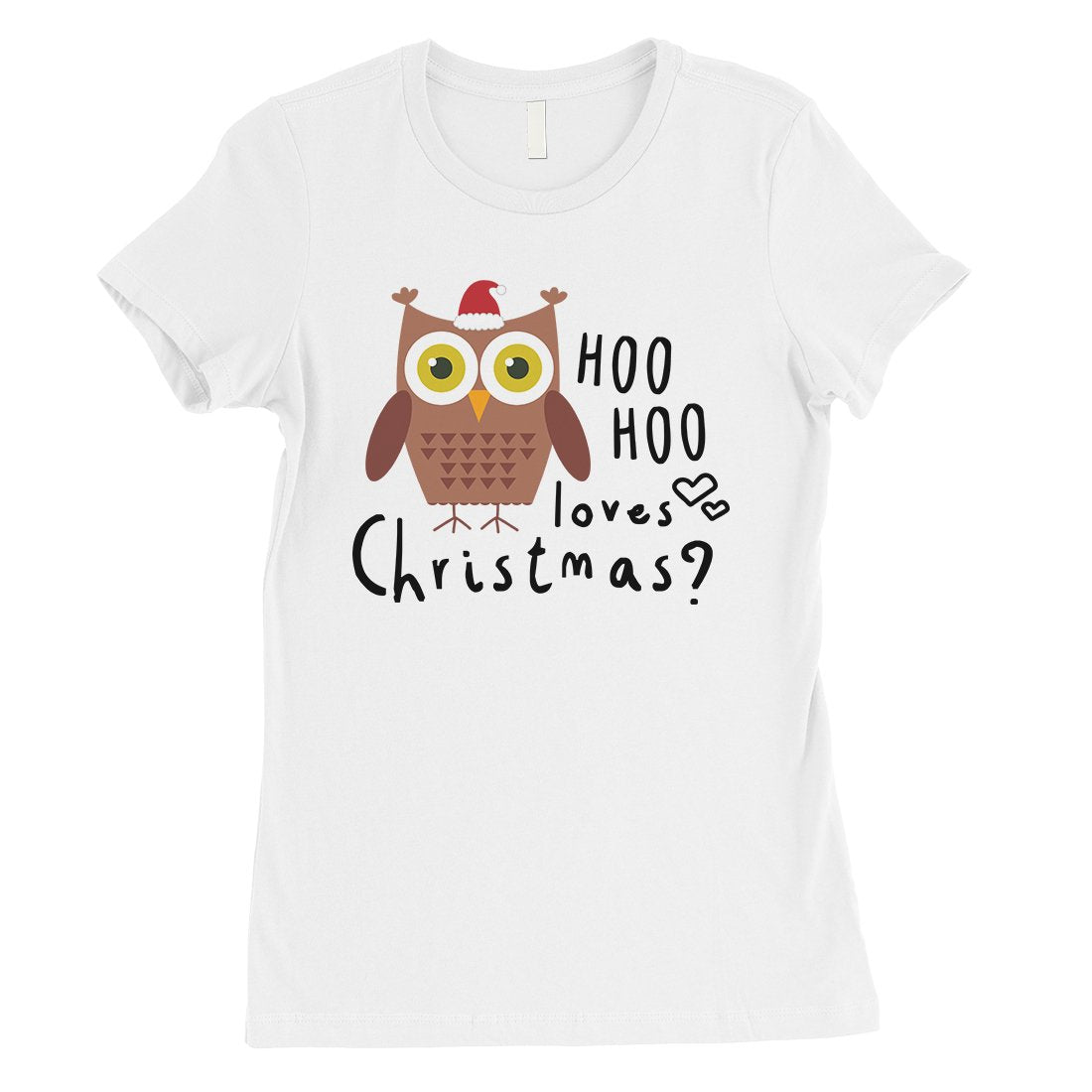 Hoo Christmas Owl Womens T-Shirt