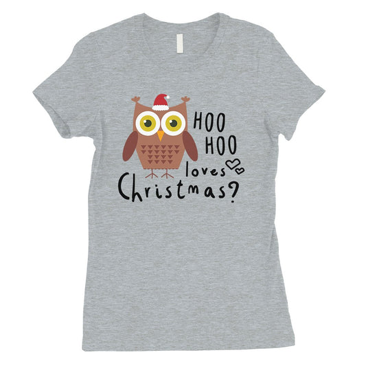 Hoo Christmas Owl Womens T-Shirt