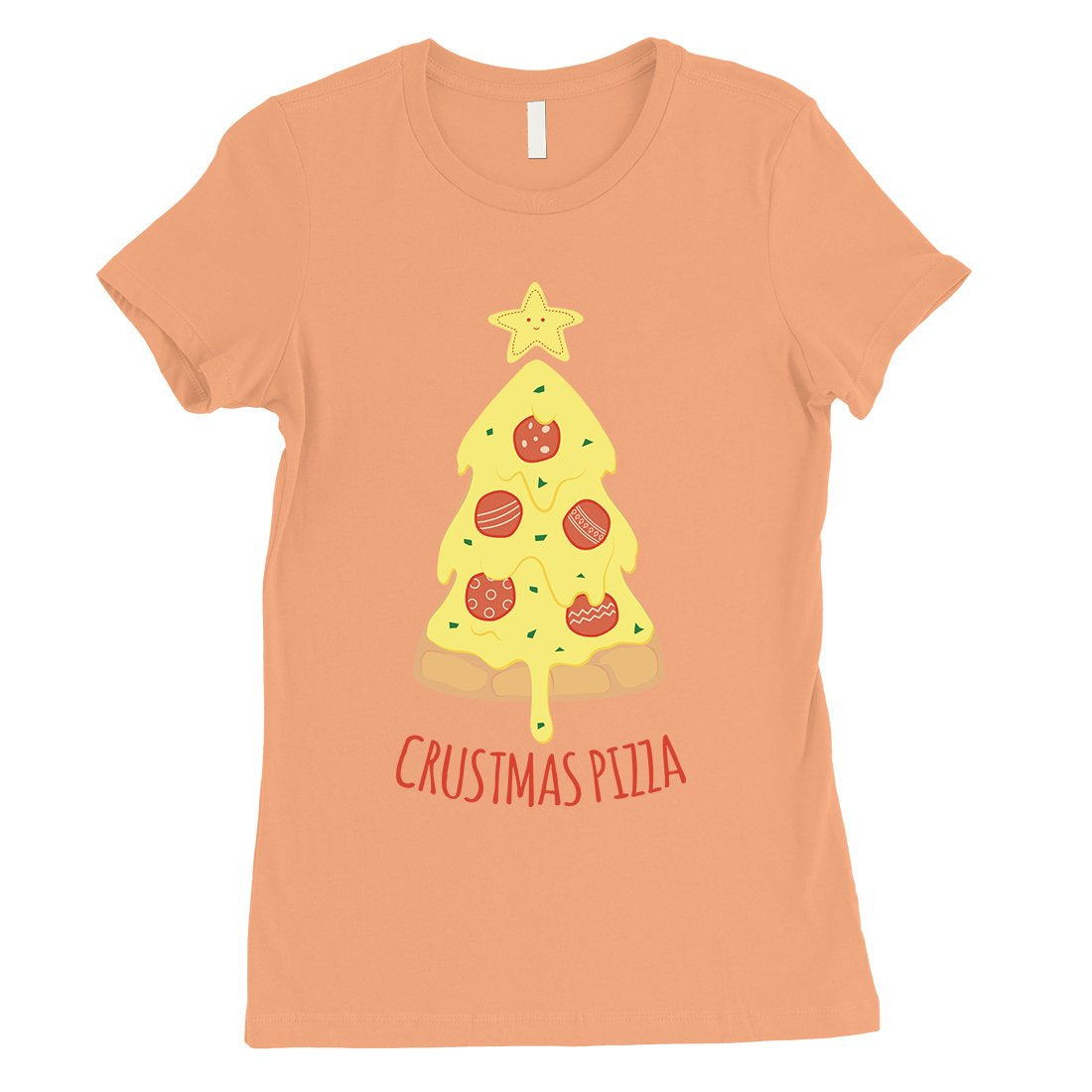 Crustmas Pizza Womens T-Shirt