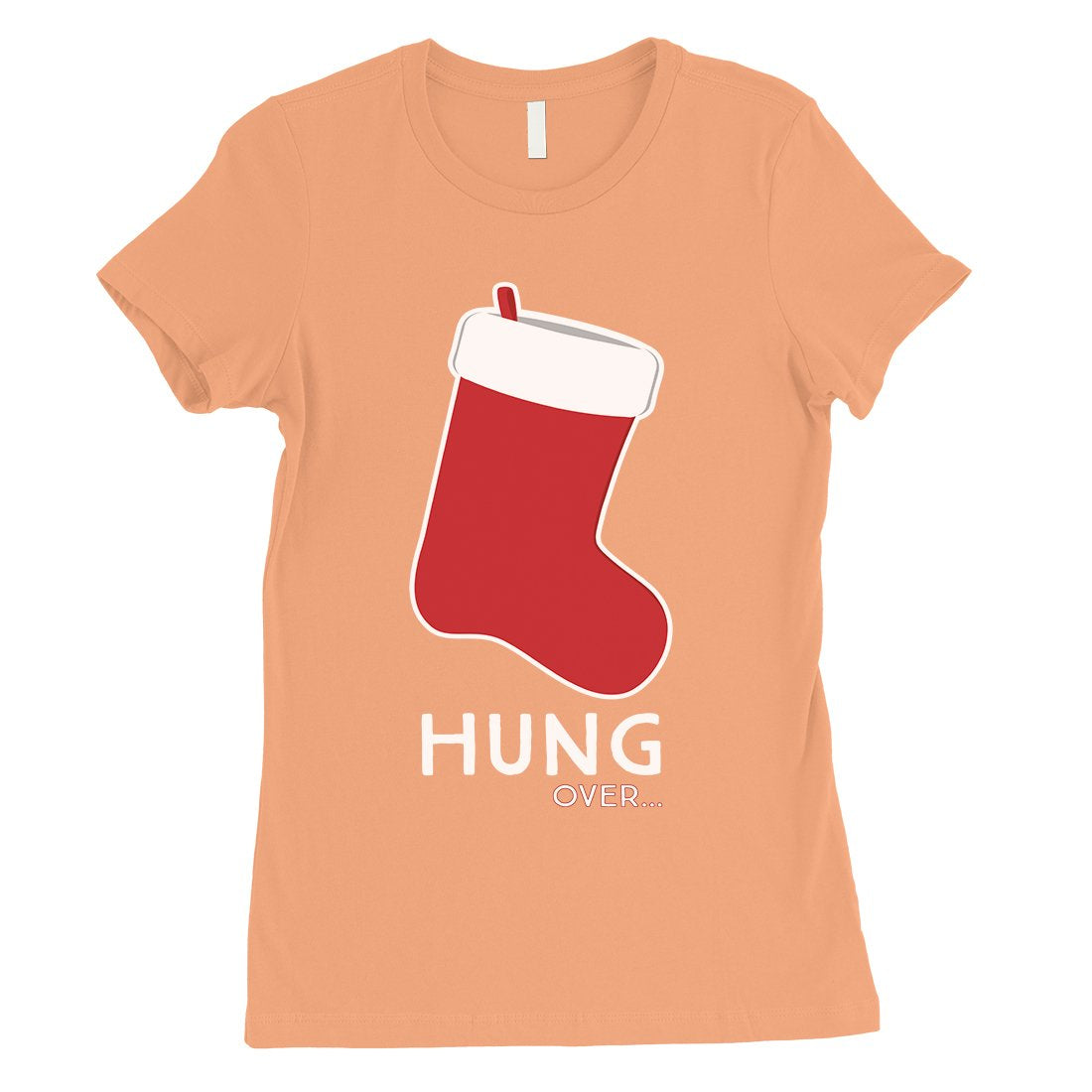 Hungover Christmas Stocking Womens T-Shirt