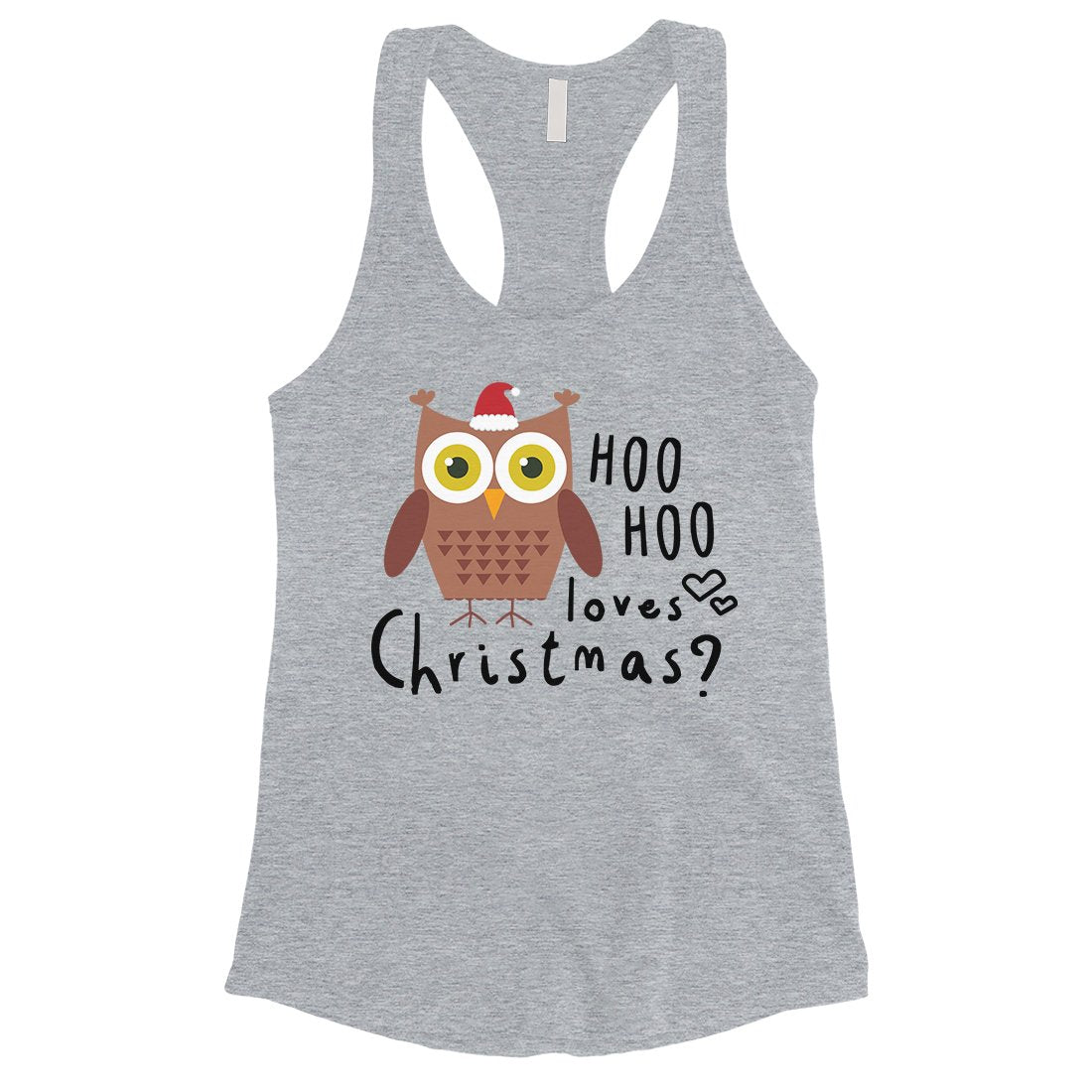 Hoo Christmas Owl Womens Tank Top