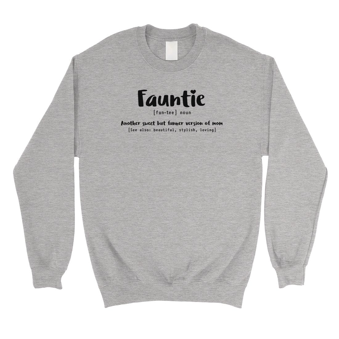 Fauntie Mens/Unisex Fleece Sweatshirt