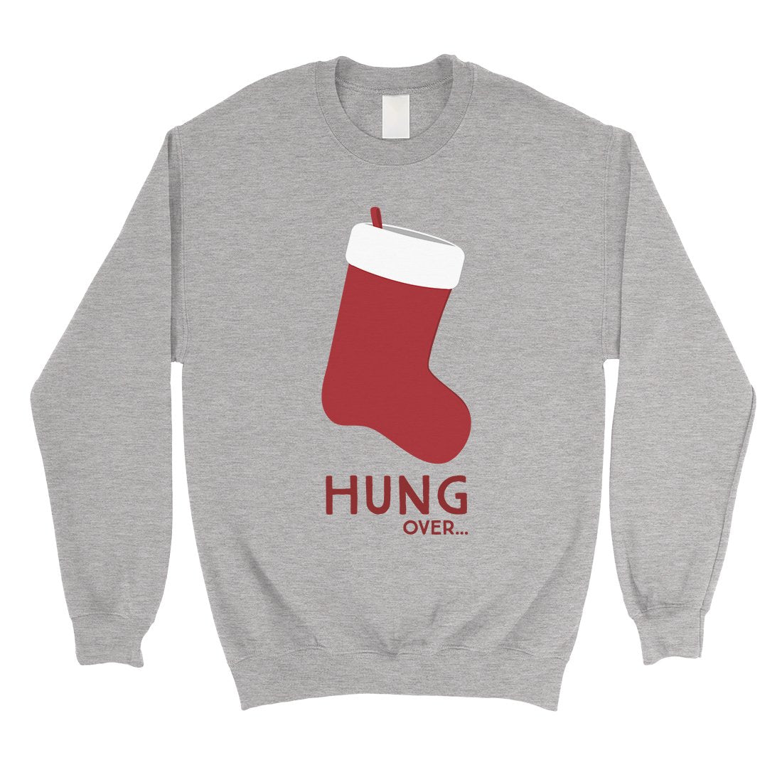 Hungover Christmas Stocking Unisex Crewneck Sweatshirt