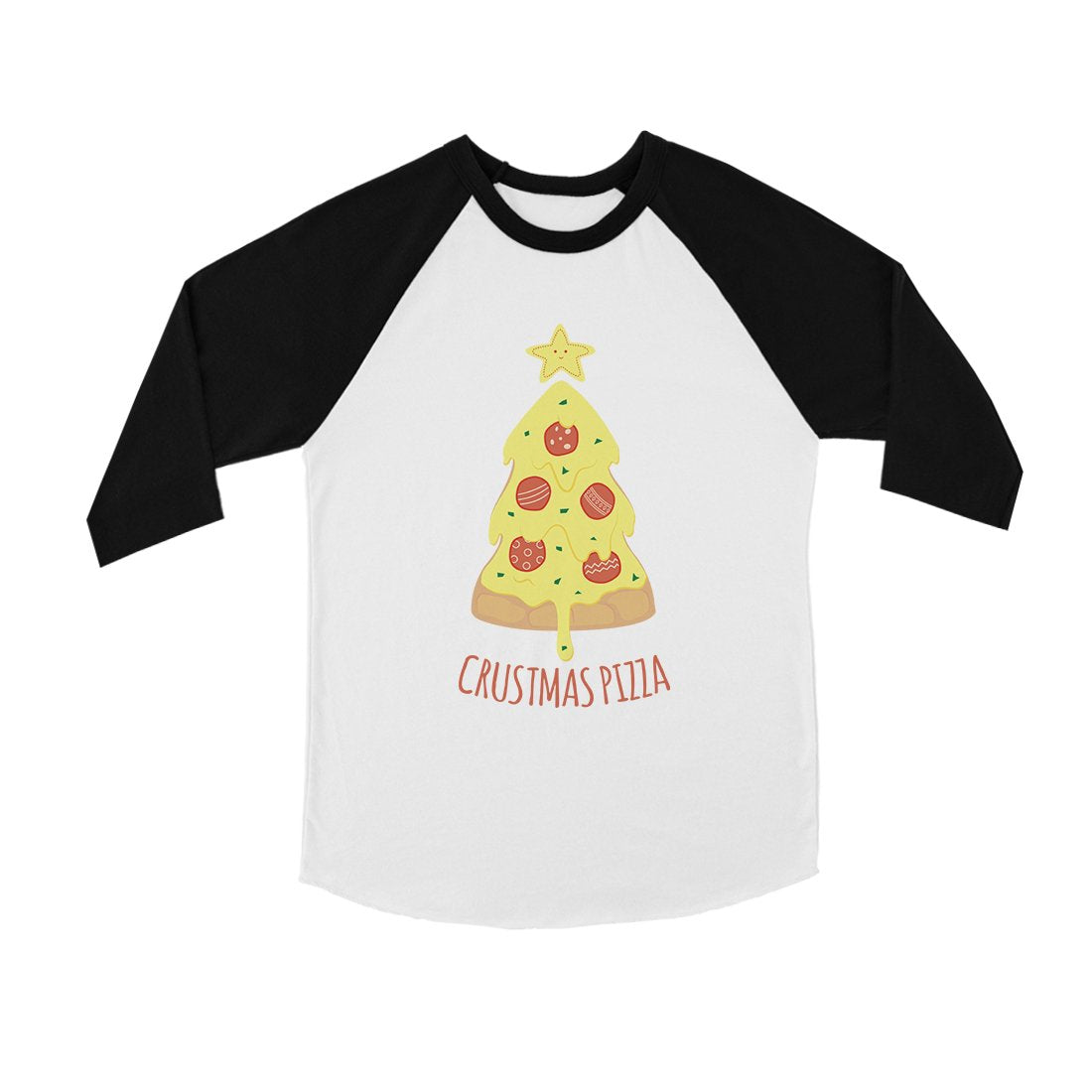Crustmas Pizza Youth Baseball Jersey