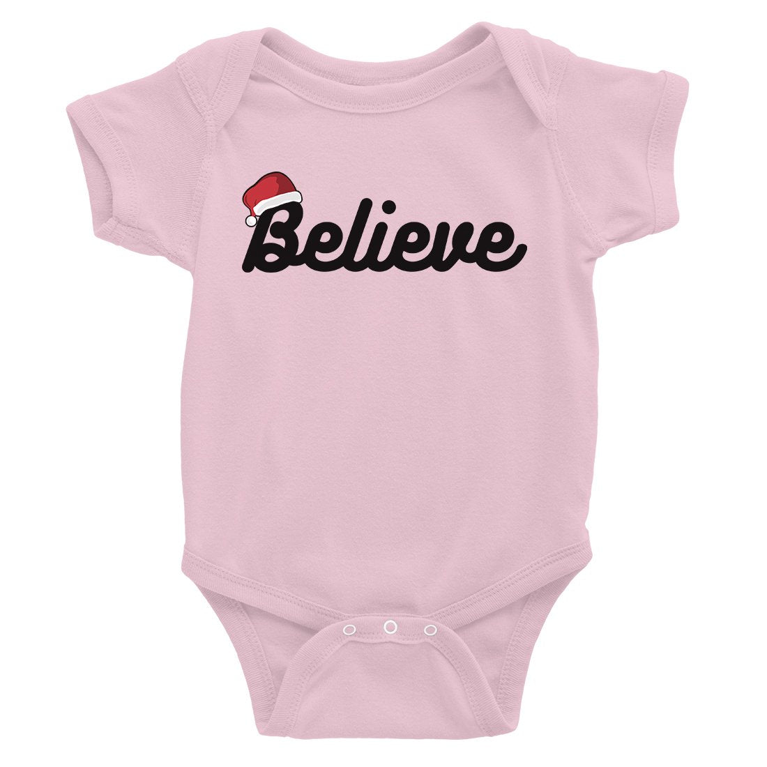 Believe Santa Hat Baby Bodysuit Gift
