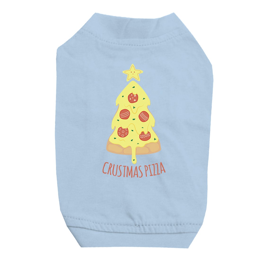 Crustmas Pizza Pet Shirt for Small Dogs